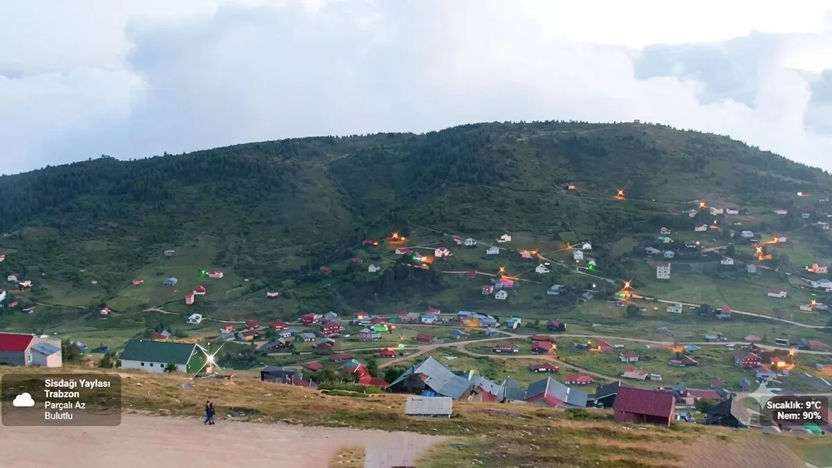 Sisdağı Yaylası canlı kamera görüntüsü